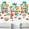 Big Dot of Happiness Tropical Luau - Hawaiian Beach Party Decor and Confetti - Terrific Table Centerpiece Kit - Set of 30